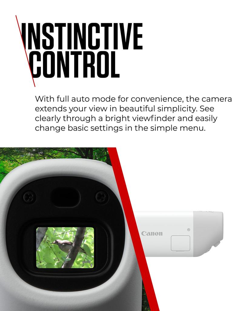 Canon PowerShot ZOOM Compact Digital Camera and PSZOOM Telescope for Taking Photos and Videos