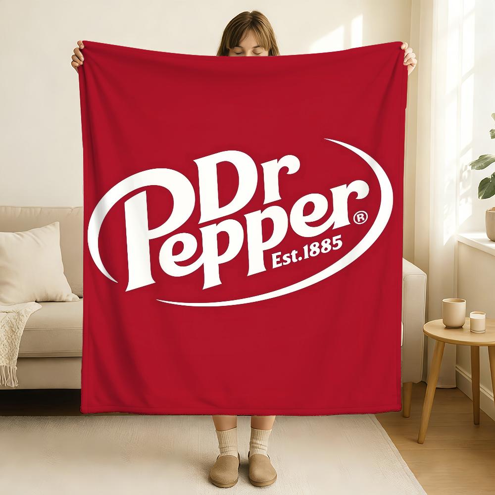 

Бренд Dr Pepper Напиток Мягкое одеяло, приятное для кожи, для дивана, кровати, дневного сна, покрывало, одеяло на все сезоны 75x90cm