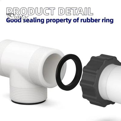 Schlauchverbinder für Intex Coleman Poolschlauch T-Verteiler mit 3 L-Ringen Effiziente Durchflussverteilung Schwimmpumpenschlauch T-Joint-Anschluss für 1,5 Zoll