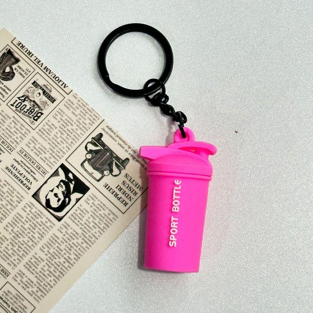 Kettlebells Barbell Plates Key Chain Mini Fitness Series Pendant for Men Women