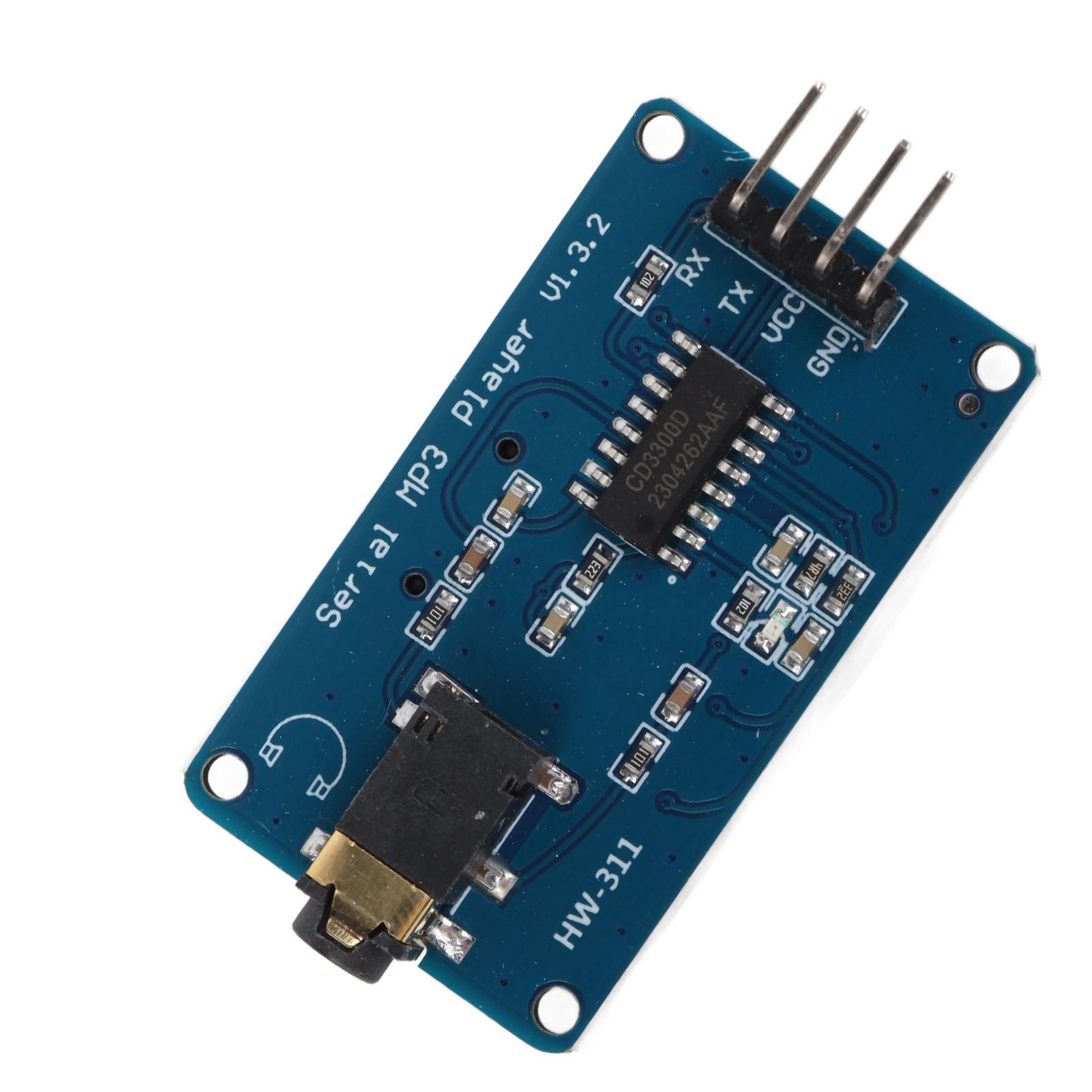 

MP3 Player Module UART Serial Port Control Music Play Board with Memory Card Socket