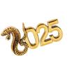 Elegant 2025 Snake Year Brooch Pin Wisdom And Good Fortune Badge Pin Nonfading Metal For Festival Fashion Enthusiasts