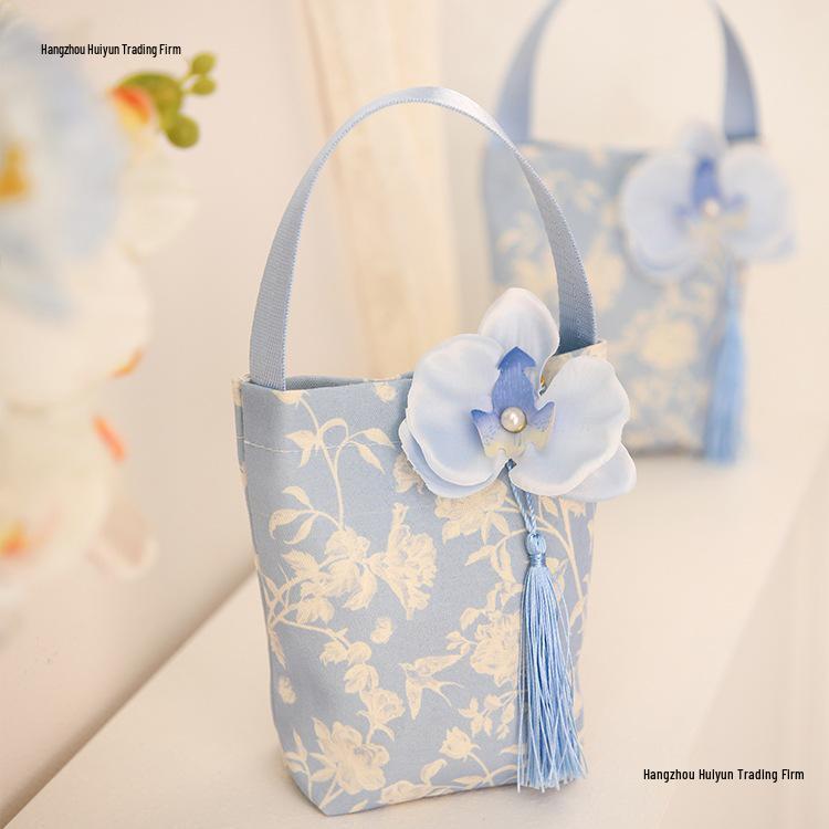 New Small Cloth Wedding Candy Gift Bag for Packaging