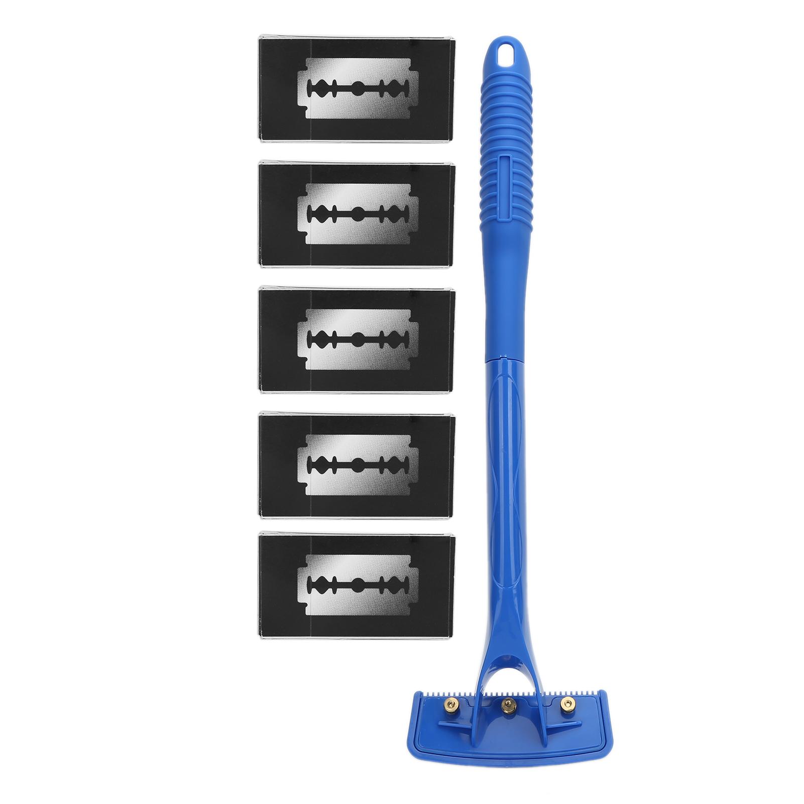 

Мужская складная бритва для волос на спине, безопасная бритва для волос на теле, пластиковый инструмент для удаления волос на спине