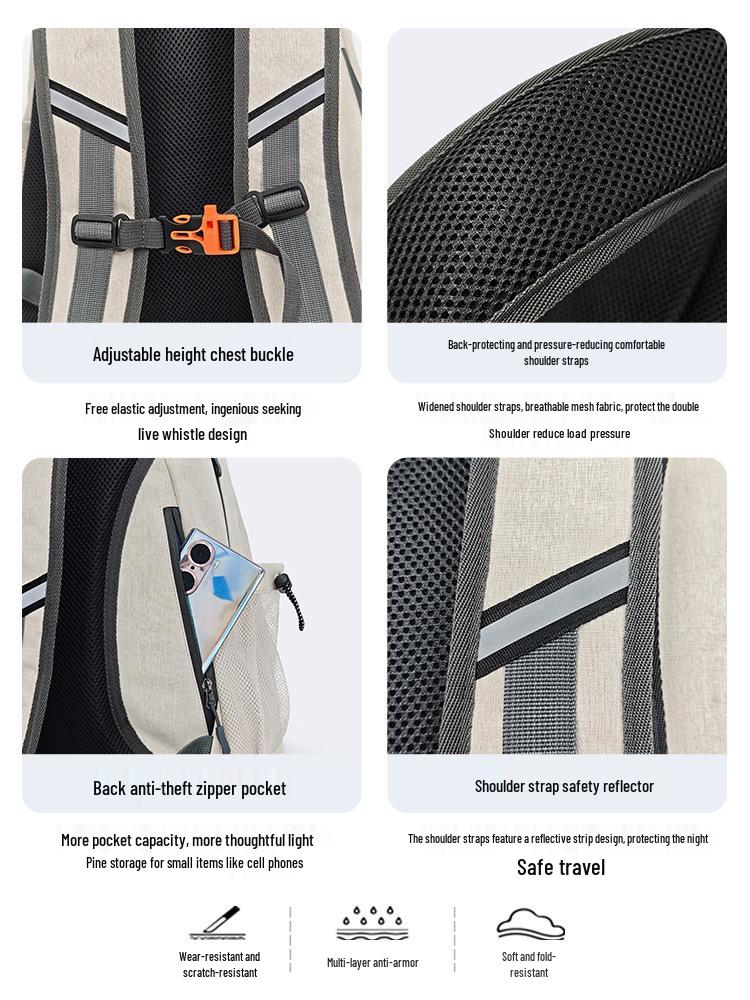 Large Cross-Border Tennis & Badminton Backpack: Holds 4 Rackets & Shoes