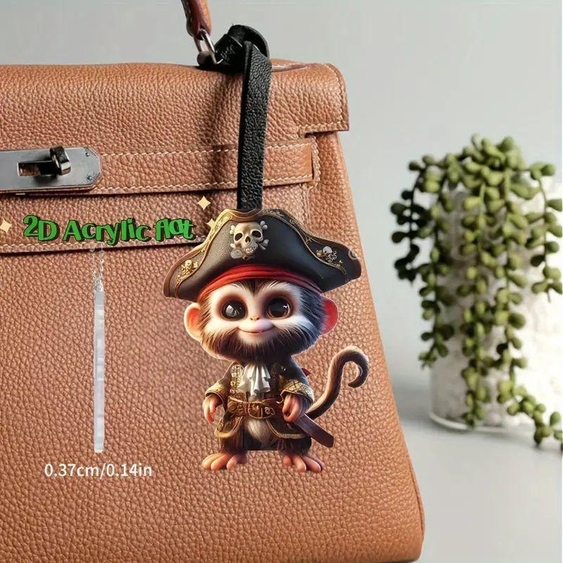 Cartoon Acrylic Charming Hanging Ornament For Car Festive Gift And Decoration Backpack