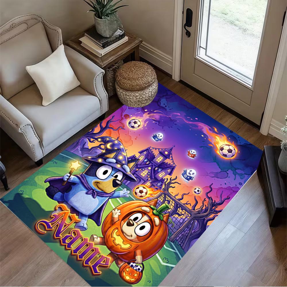 Christmas Adventure Pencilmates Customizable Name Area Rug Suitable for Game Room Playrooms Decorate room Bedrooms Antislip Carpet Anime Office Decor
