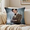 M-Matt Smith Cushion Cover Pillowcase Anti-Dustmite Living Room Sofa Decor Cushion Room