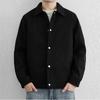 Spring Autumn Business Casual Jackets Men Solid Loose Turn Down Collar Fashion Outwear Coats Male High Quality Jacket Plus Size