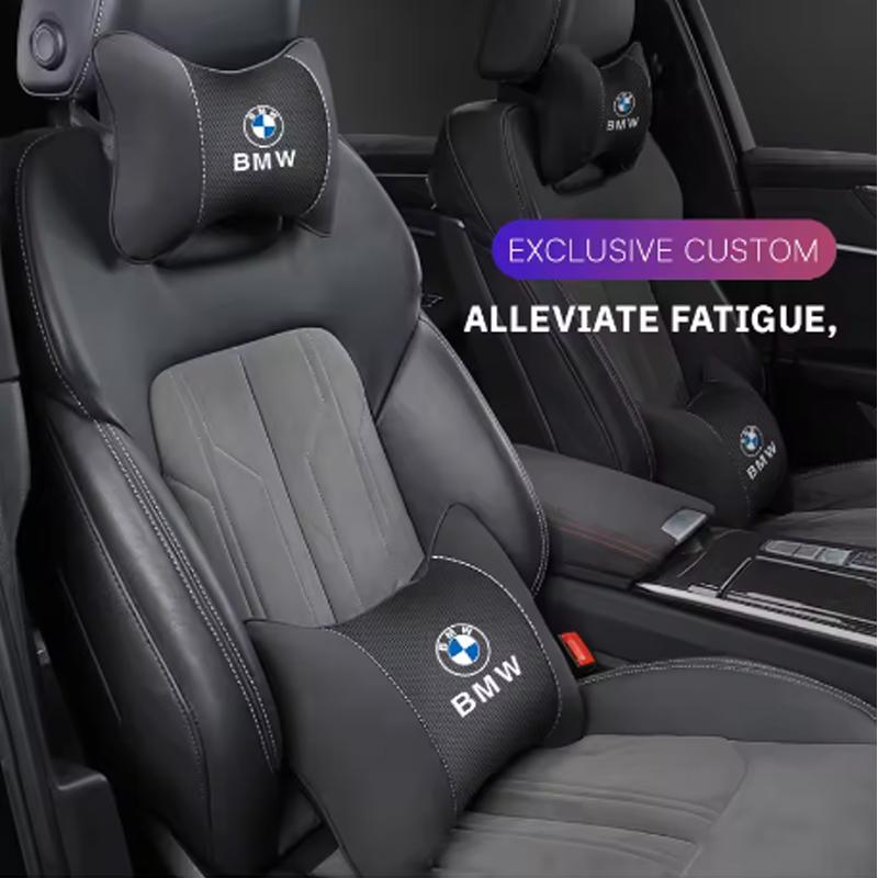 BBJA8 1PC Car Neck Support Pillow M Logo Headrest Cushion for BMW M Series E36 E39 E87 E90 E53 G20 G30 X1 X2 X3 X4 X5 X6 TZ-Sticker