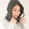 Devalier Hood Neck Balaclava with Arm Face Cold One Size Fits Knit Hat for Solid Color Warmer, Warmer, Covers, Cover, Protection, All, Women, Unisex,