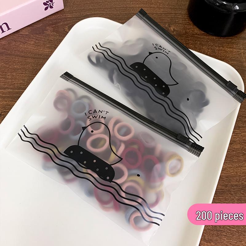Nahtlose Haargummis im koreanischen Stil für Mädchen - Elastische Haarbänder und Kopfschmuck für Kinder