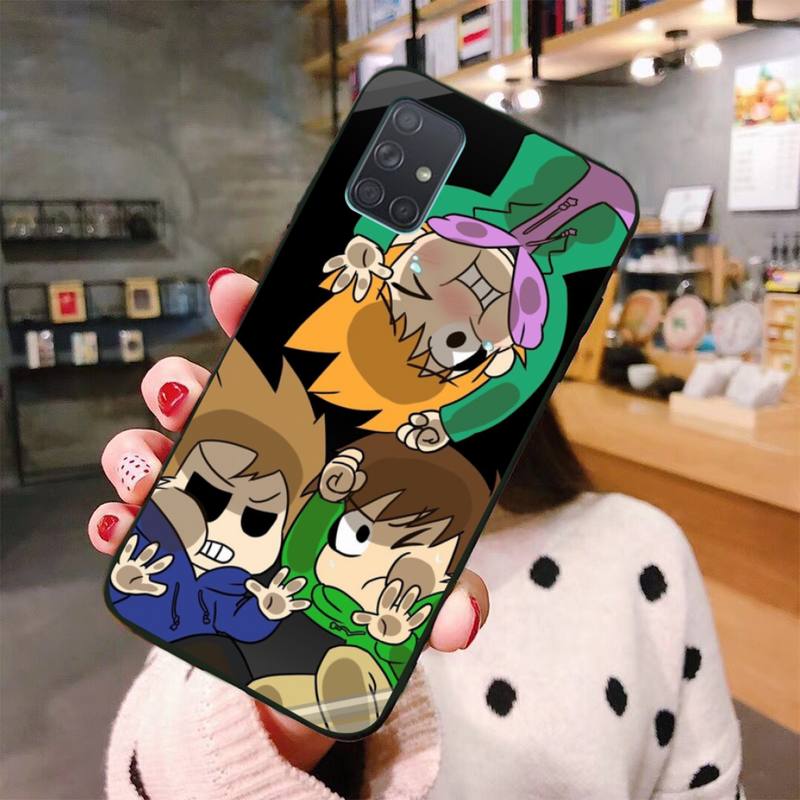 USAKPGRT Animation Eddsworld Handyhülle für Samsung Galaxy A21S A01 A11 A31 A81 A10 A20E A30 A40 A50 A70 A80 A71 A51