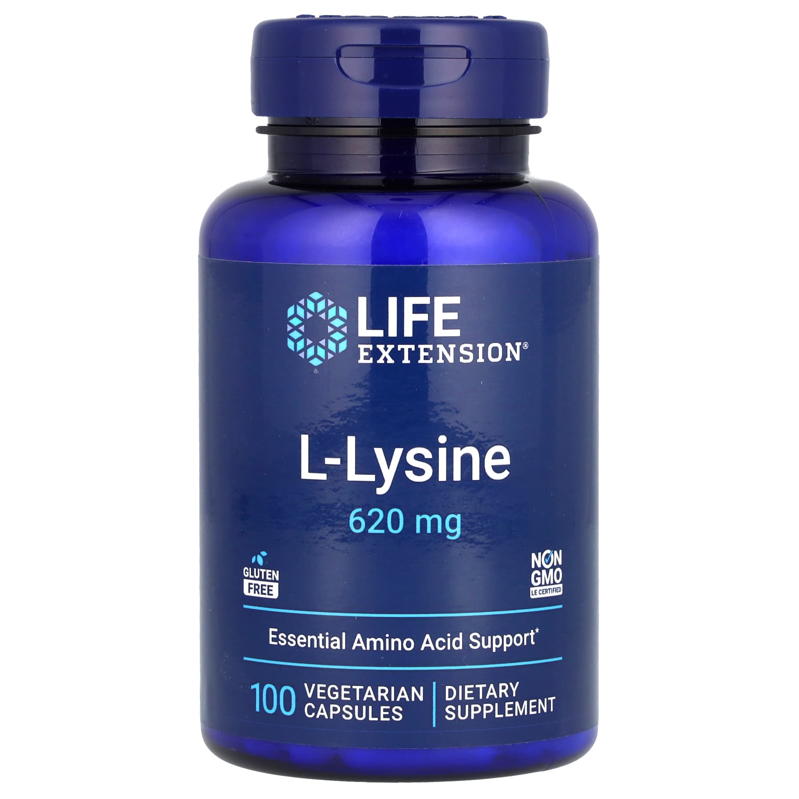 

L-Lysine, 620Mg, 100 Veggie Caps