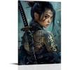 Japanese Geisha Woman Samurai Tattoo Sexy Poster Modern Asian Art Poster (4) Wall Art Deco Posters Canvas Printing For Room Aesthetic Decoration