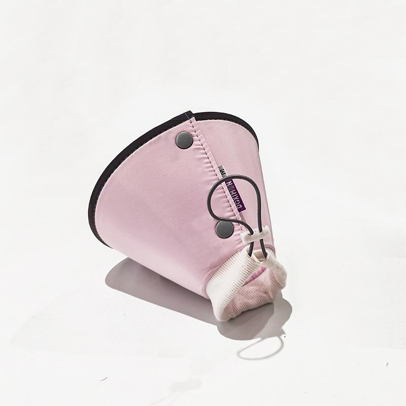 Soft Foldable Pet Recovery Collar Adjustable Anti-Lick Elizabethan Cone for Cats Dogs