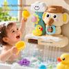 Kids' Elephant Water Play Set: Cartoon Suction Cup Spinner & Water Wheel Bath Toys