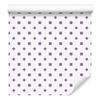 Wallpaper Dots White and Light Gray, White Background 50x1000