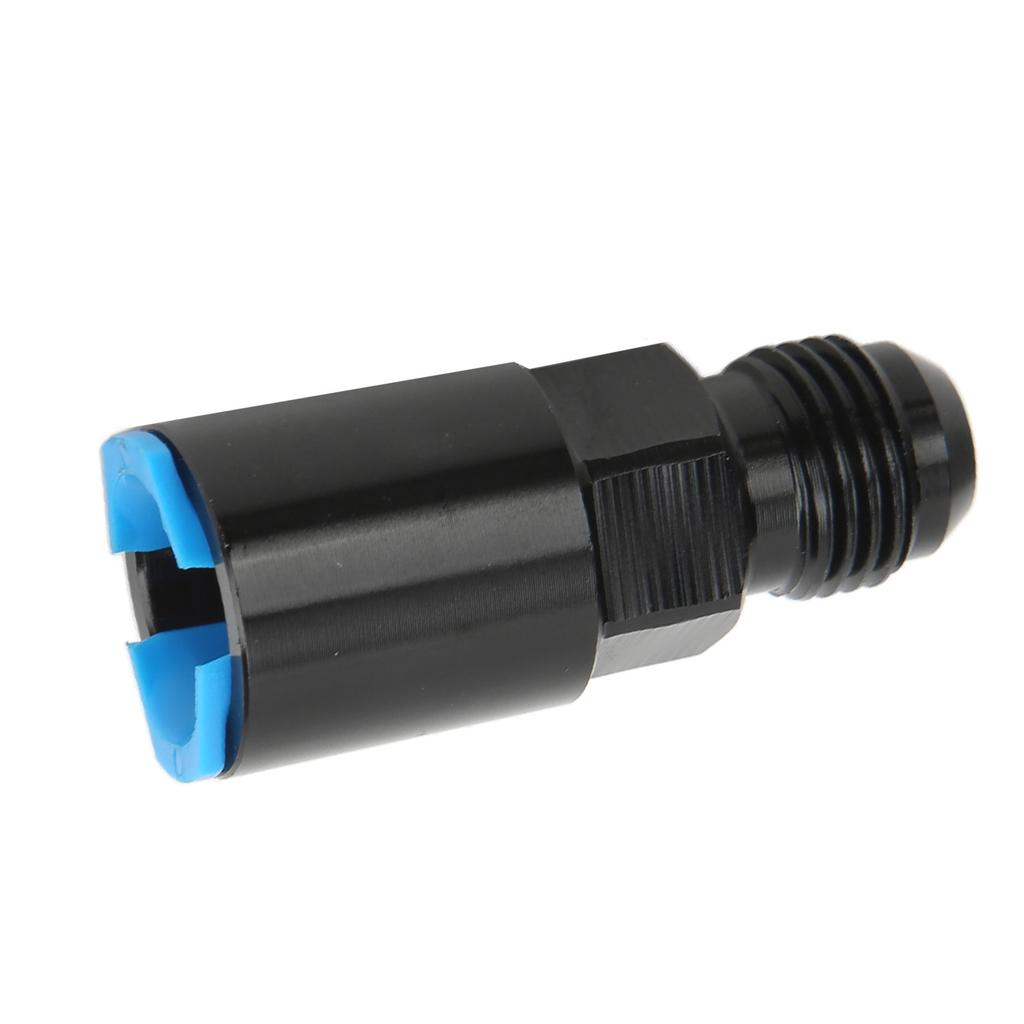 EFI Adapter AN Male Quick Disconnect Black Anodized 6061‑T6 Aluminum Alloy Push On Fitting