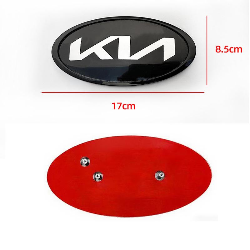 AABIW1 Car Front Gril Rear Trunk Emblem Sticker Accessories For Kia GT-Line Sportage Ceed Rio Picanto Sorento Soul Cerato Venga K9 Niro