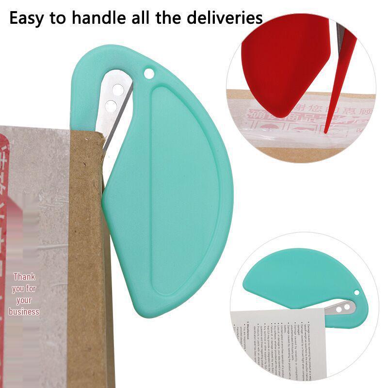 Plastic Mini Letter and Envelope Opener, Paper and Craft Cutter, Rope, Leather, and Wire Blade.