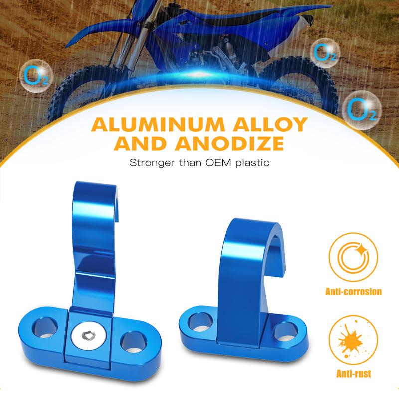 NICECNC For Yamaha YZ125 YZ 250 250F 2006-2022 YZ 250 450 X FX Rear Brake Line Hose Clamp Holder WR250F WR450F 2006-2021 2020