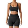 Seamless Yoga Set For Women With Quick Dry Fabric Perfect For Running And Fitness Activities