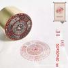 Chinese Style Brass Engraved Ornament: Prayer Inscription Seal Gift Collection