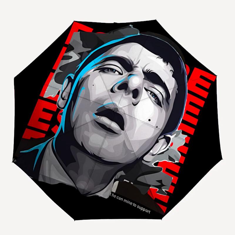 

1pc Mr. Bean Automatic Open/Close Umbrella Folding Umbrella, Portable Compact Travel Umbrella, Birthday/Christmas GiftL1110y12