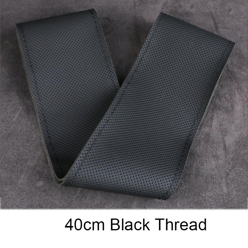 42cm 45cm 47cm 50cm Truck Bus Van Car Steering Wheel Cover DIY Leather Steering Wheel Cover Anti Slip Breathable Car Accessories