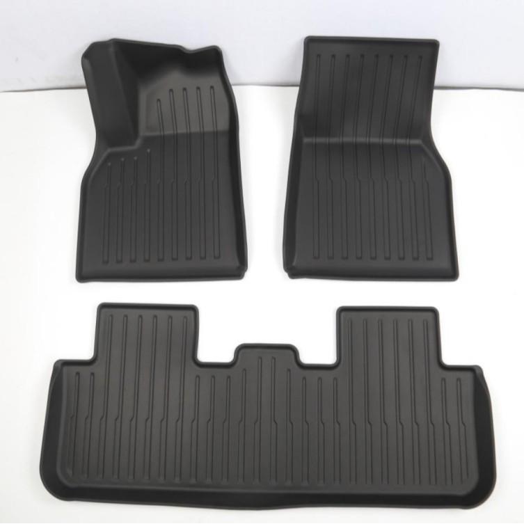 Fits Tesla Model Y (2025) Floor and Trunk Mats, Left/Right Hand Drive, Full TPE.