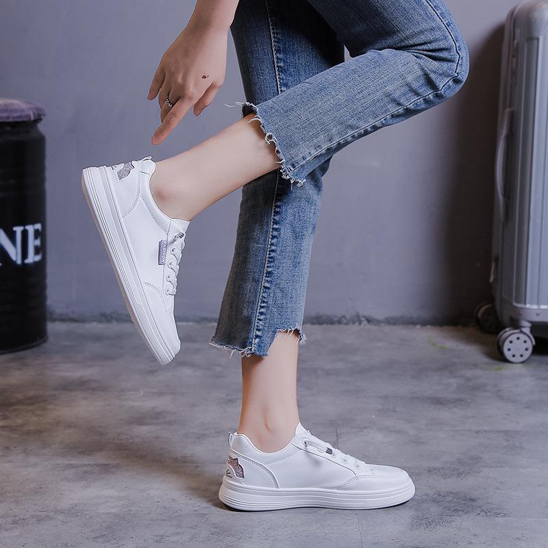 

Spring and Autumn New Little White Shoes Women s Student Shoes Casual Board Shoes Breathable Versatile Sports Flat Shoes 35