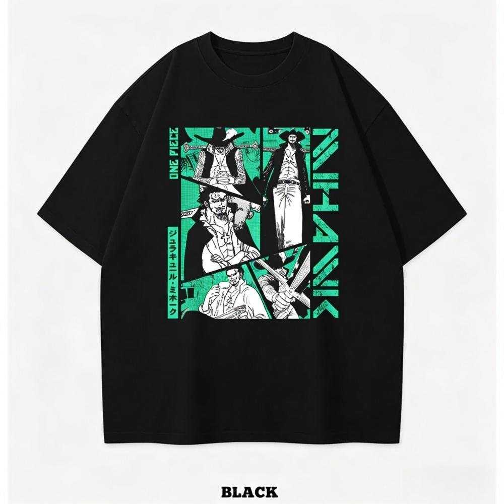 

One Piece Luffy MultiPanel Unisexga Graphic TShirt Anime Streetwear 100 Cotton Oversized Tee for Daily Wear L