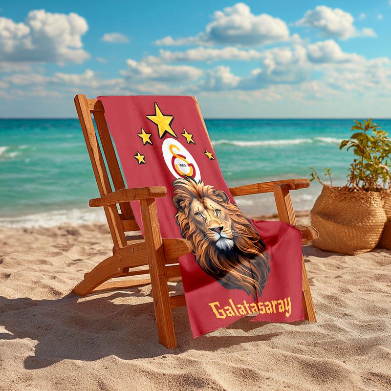 1 pièce Équipe de Football (2) Serviette de plage, Confortable et épaisse, et Serviette de natation/bain/pique-nique/camping, Convient aux plages en bord de mer