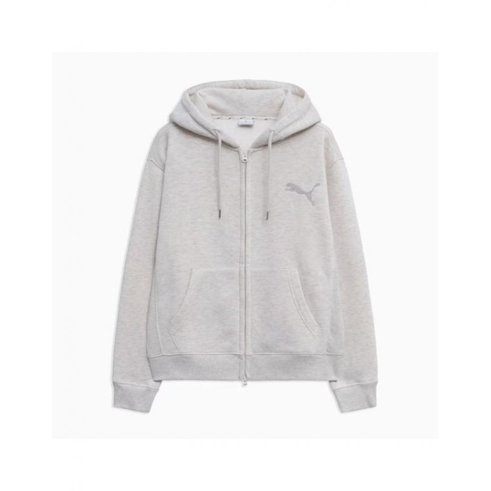 

Puma Унисекс BrusHed Hooded Zip Up Uni ArcHive H BrusHed Full Zip Jacket Grey/L