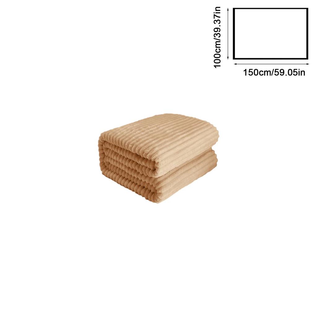 Comfortable Faux Rabbit Fur Sofa Throw Blanket, Lightweight Comfortable and Soft Cream Large Throw Blanket For Bed Living Room