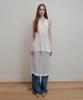 Aobteu Layered Halter Neck Knit - Off White