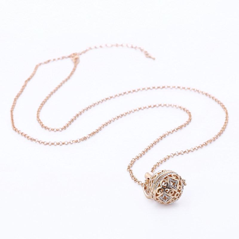 European & American Maternity Aromatherapy Necklace - Qinyinzhu Essential Oil Long Sweater Chain