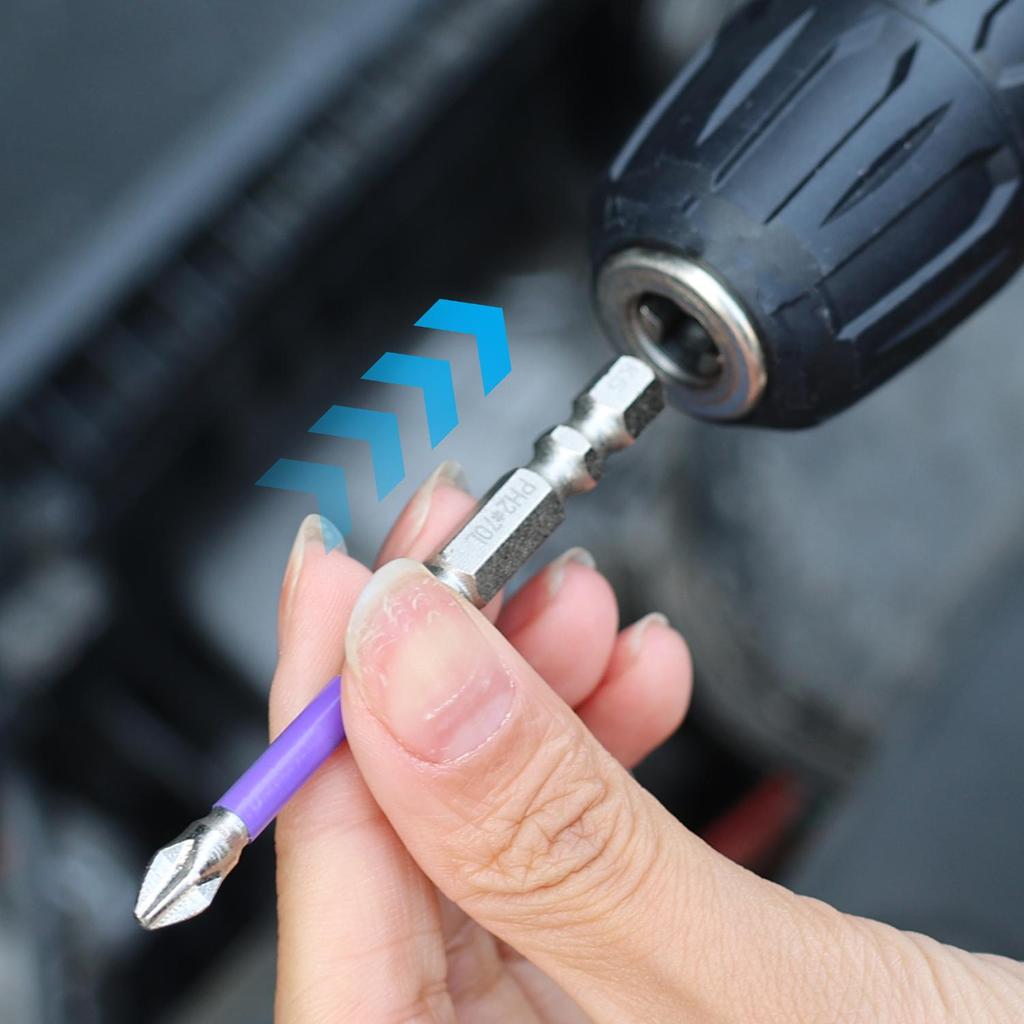 K5 Anti-Rutsch Magnetische Bohrer Legierungsstahl Härte Elektrische Schraubendreher Bits Kreuzkopf Schlagbohrschrauber Bits für Elektrowerkzeuge