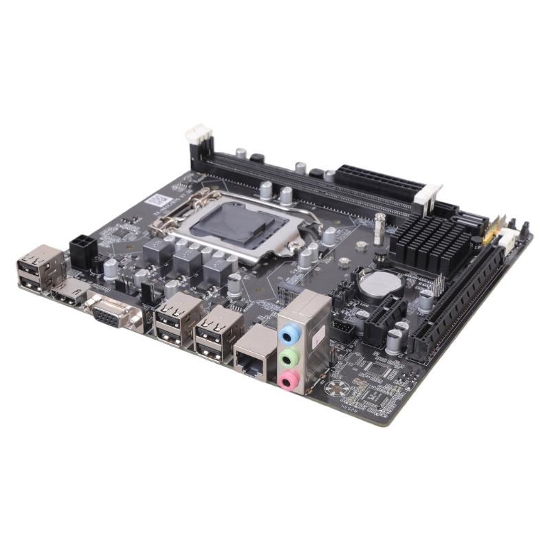 Computer Motherboard DDR3 1066/1333/1600 Memory Supported H61 Motherboard for 1155Series CPUs Processors PCIEx1 Slot