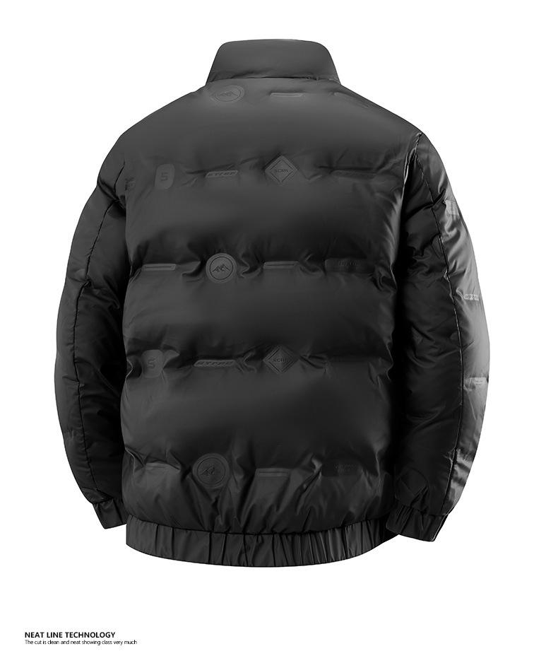Men's Winter 2025 Trendy Stand-up Collar Down Jacket - Warm, Waterproof, Fashion Outerwear