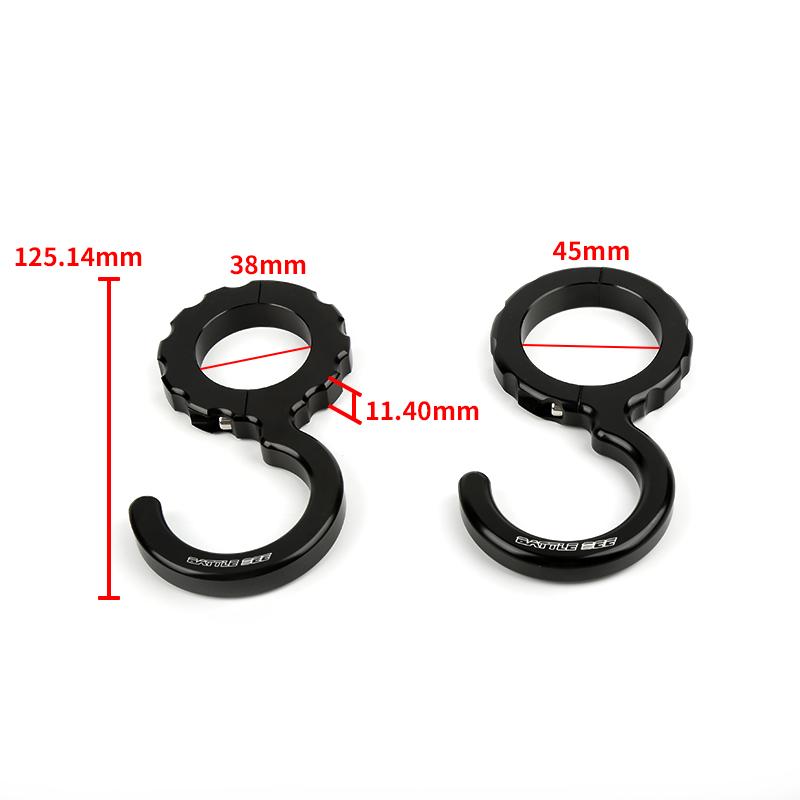 Car Modified Racing Steering Wheel Hook Roll Cage Steering Wheel Hook Hanging Ring 38mm 45mm steering wheel Hooking 38mm
