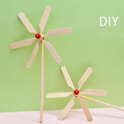 1Pc Windmill Material Kit DIY Handmade Outdoor Decoration, Halloween Christmas Gift
