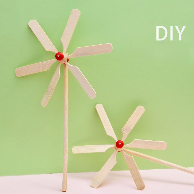 1Pc Windmill Material Kit DIY Handmade Outdoor Decoration, Halloween Christmas Gift