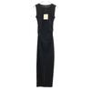 Unused No Sleeve Long Dress US4 Black Tagged Women Used