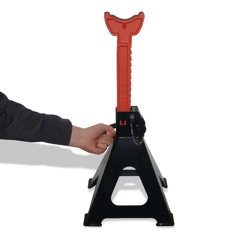 3 Ton / 6 Ton Heavy Duty Axle Stand Steel Adjustable Axle Jack Holding Stands for Car Van Lifting Tool Emergency