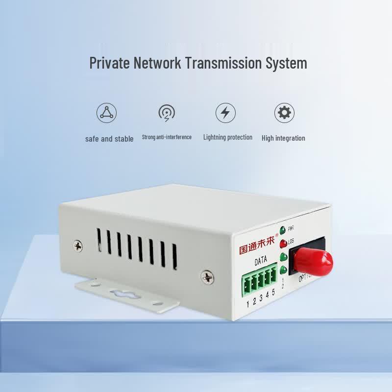 Guotong Future 1-Channel RS485 Data Optical Transceiver, 20km