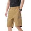 Mens Lightweight Quick Dry Hiking Shorts with Zipper Pockets Outdoor Stretchy Casual Shorts for Travel Walking