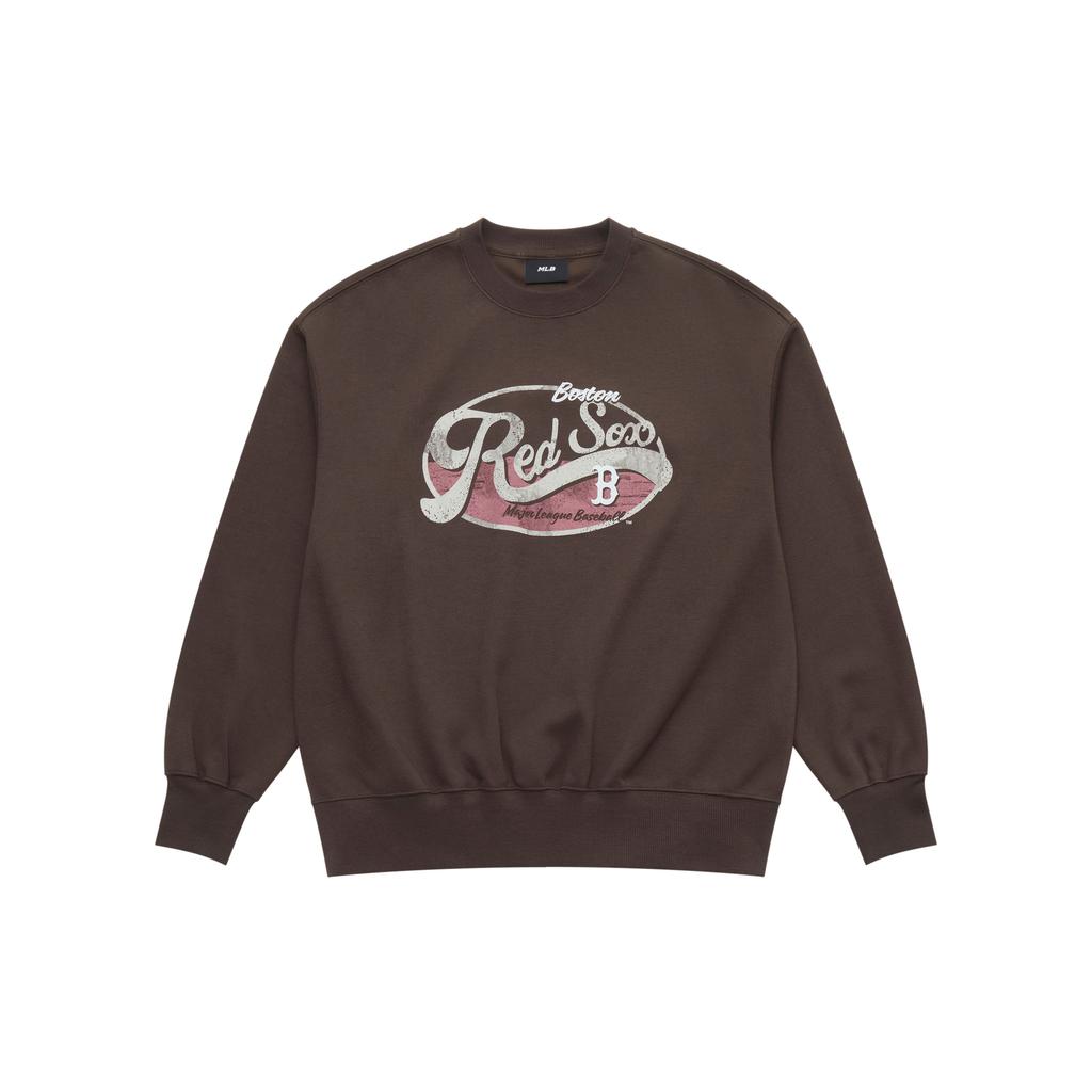 New MLB Preppy Style Collection Boston Red Sox 25FW Sweatshirt Unisex 3AMTV1054-43BRS