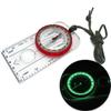 Proportional Footprint Tools Mini Ruler Outdoor Navigation Compass Map Reading Scouts Compass Ruler
